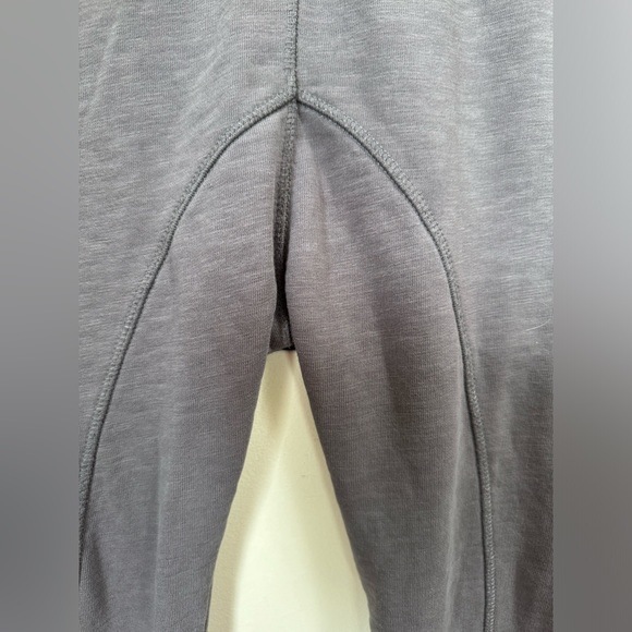 AllSaints Zodiac Cotton Sweat Pants Jogger Drawstring Zip Pocket Pants Harem Tan - Picture 7 of 16